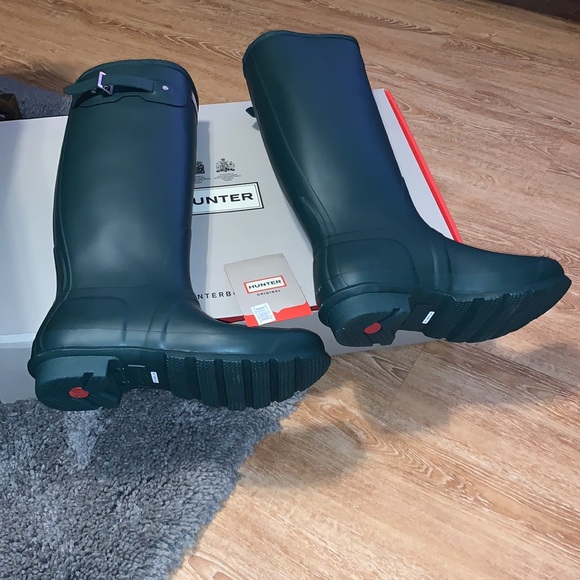 Authentic Hunter Wellington boots Size 9 - Picture 10 of 16